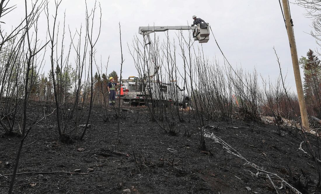 Los incendios en el noreste de Quebec fueron considerados "estables". Foto: EFE