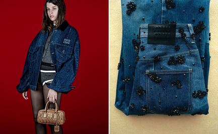 El denim es protagonista de la colección Upcycled 2024 de Miu Miu