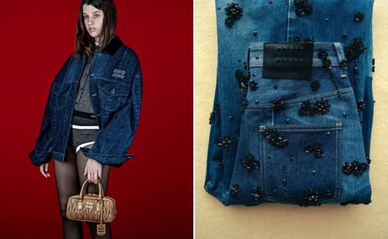 El denim es protagonista de la colección Upcycled 2024 de Miu Miu