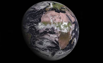 Satélite permite ver toda la cara iluminada de la Tierra