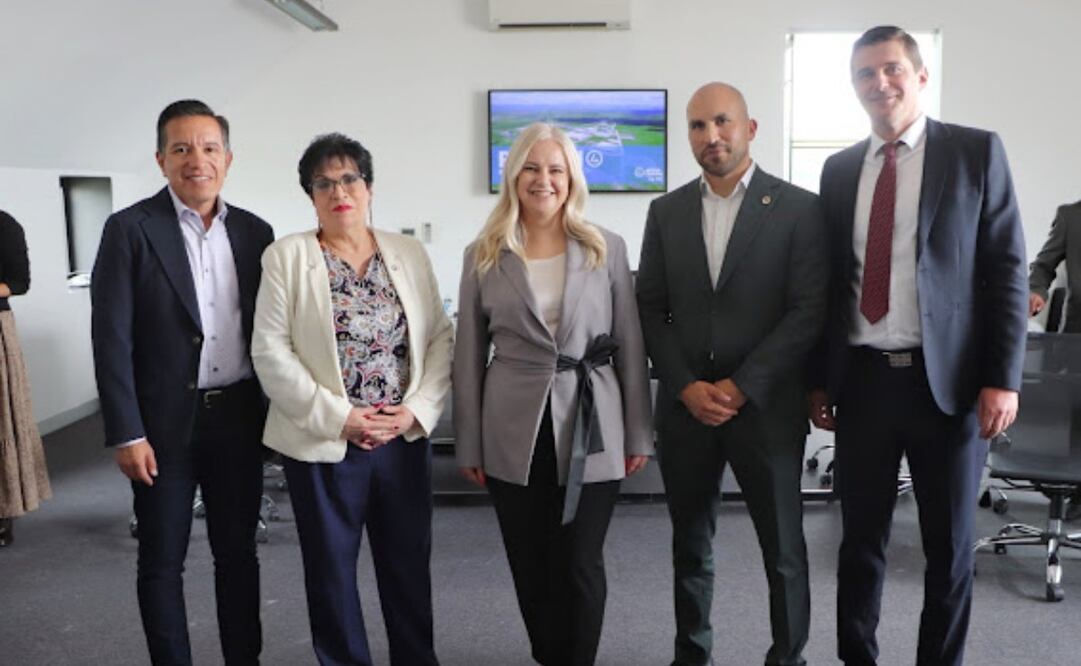 Inversionistas rusos visitan el Polo de Desarrollo para el Bienestar en Hidalgo (24/08/2025). Foto: Especial