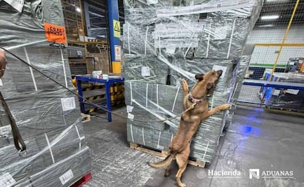 Aseguran más de 4 toneladas de cigarros apócrifos en el AICM; cargamento provenía de Singapur