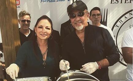 Gloria y Emilio Estefan sirven comidas por el Día de Acción de Gracias 