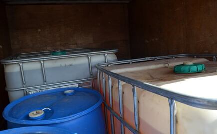 Decomisan casi 3 mil litros de gasolina robada en Michoacán