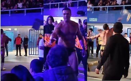 El luchador Alberto del Río agrede a aficionados; lanzó una silla y cerveza a las gradas