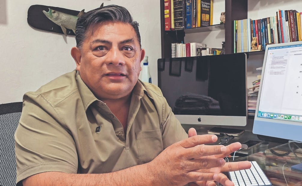 El abogado Raymundo Tamay Tun interpuso la denuncia el 7 de julio ante la Fiscalía General de la República en Chetumal. Foto: Adriana Varillas/ EL UNIVERSAL