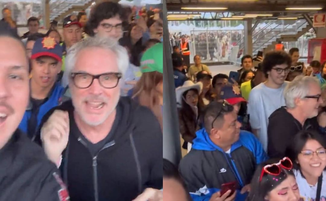 El cineasta mexicano causó revuelo entre los asistentes al último concierto de Taylor Swift. Foto: Twitter