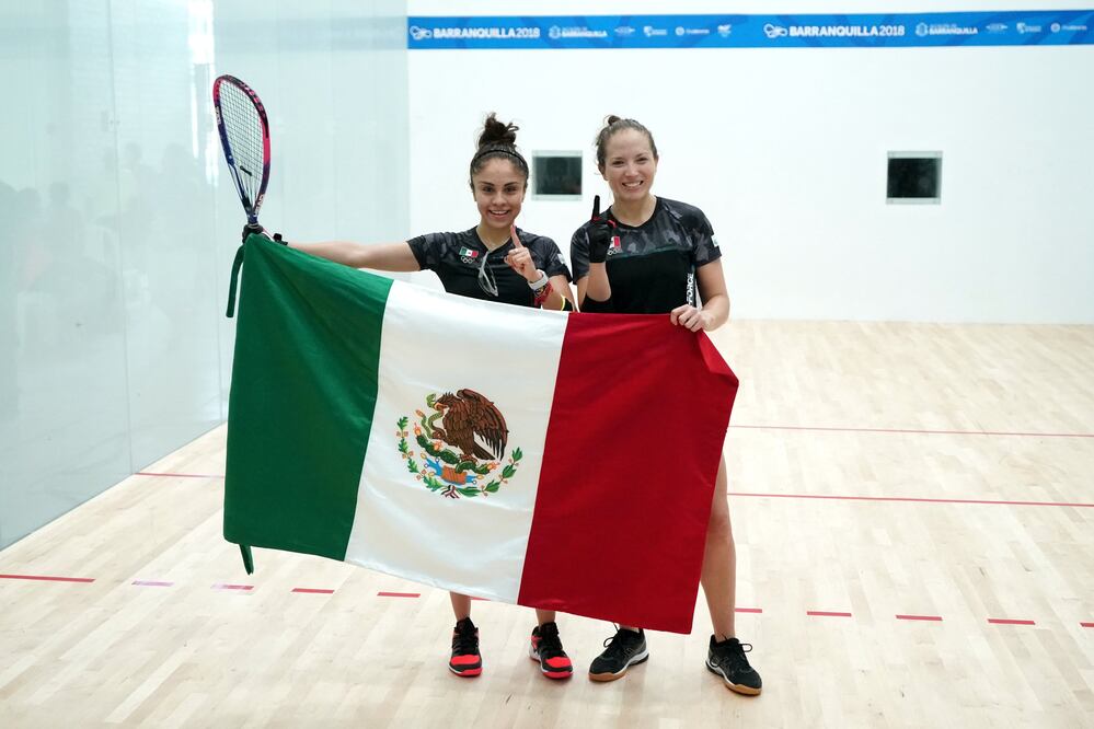 Paola Longoria y Samantha Salas en Barranquilla 2018. Foto: Imago7
