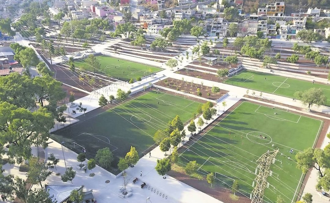 El parque ubicado en las faldas de la Sierra de Guadalupe ahora contará con un campo de beisbol.