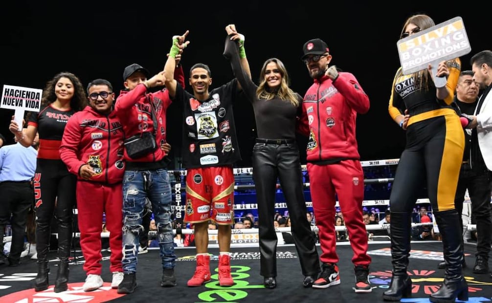 Función de box con causa en la alcaldía Cuauhtémoc recaudó al rededor de 6 toneladas de alimento (18/01/2026). Foto: Especial
