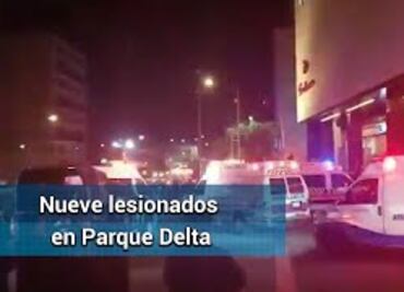 Explosión en Parque Delta deja nueve heridos