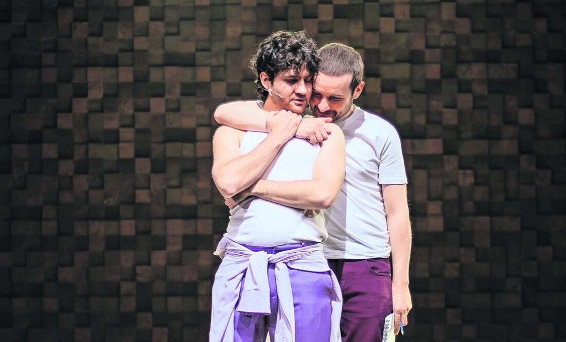 Martín Saracho y Jesús Zavala protagonizan Él y él. Foto: Siete veces adiós