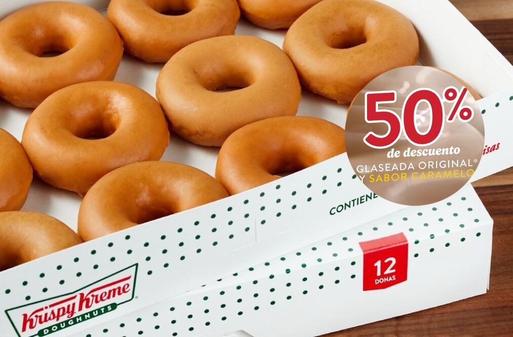 Descubre cuando será el Día de la Docena en Krispy Kreme. Foto: Krispy Kreme