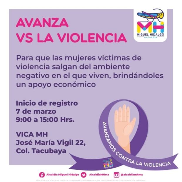 Darán 15 mil pesos a mujeres víctimas de violencia en Miguel Hidalgo 