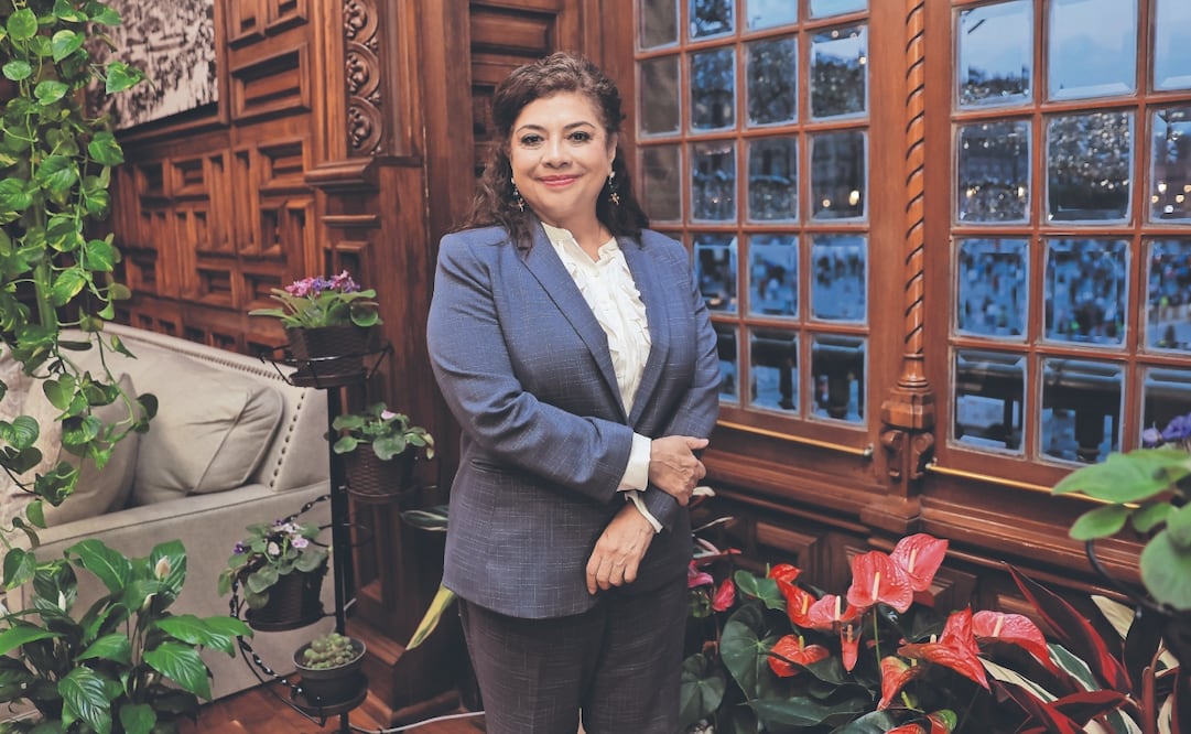 Abatir la extorsión y empoderar a las mujeres, prioridades de Clara Brugada. Foto: de Fernanda Rojas. El Universal