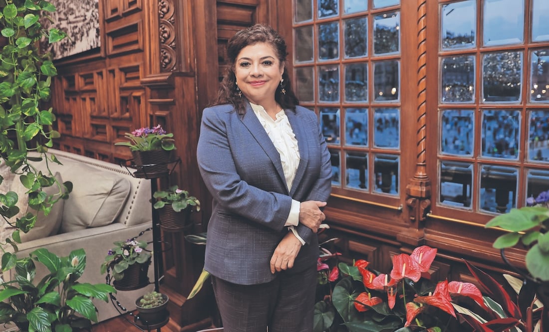Abatir la extorsión y empoderar a las mujeres, prioridades de Clara Brugada. Foto: de Fernanda Rojas. El Universal