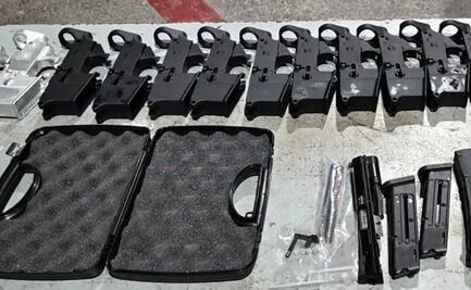 Cae sujeto que pretendía introducir piezas de arma larga de EU a Nuevo León