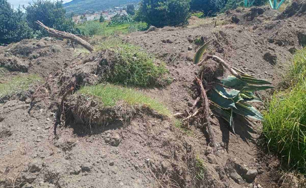 Vecinos de Villas de Sahagún, Hidalgo, rechazan proyecto de Vivienda del Bienestar (12/01/2026). Foto: Especial