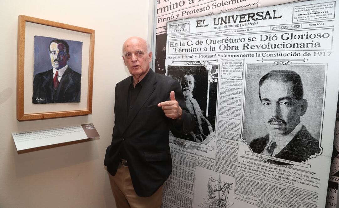 En la exposición también se destaca el papel de EL UNIVERSAL en la publicación de nuestra actual Carta Magna. FOTOS: Ariel Ojeda