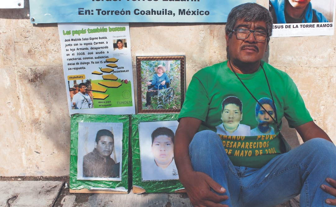 El padre buscador de 59 años, José Salas, se quejó de que las autoridades les hablan bonito, pero siguen sin dar resultados y aseguró que los que realmente trabajan son los colectivos de rastreo. (21/01/2025) Foto: Francisco Rodríguez / El Universal