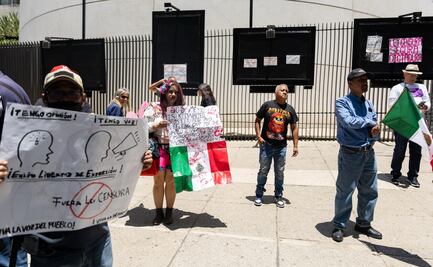 Se manifiestan frente al Senado contra nueva Ley de Telecomunicaciones; exigen parlamento abierto