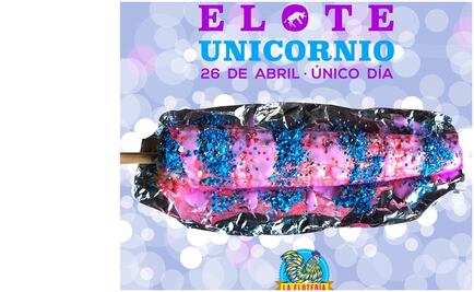 Lanzan elote "unicornio" en Tijuana