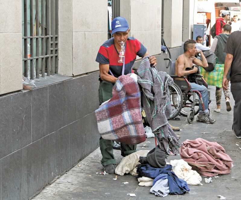 Algunas personas con adicción tienen problemas para comunicarse. Foto: Carlos Mejía. EL UNIVERSAL