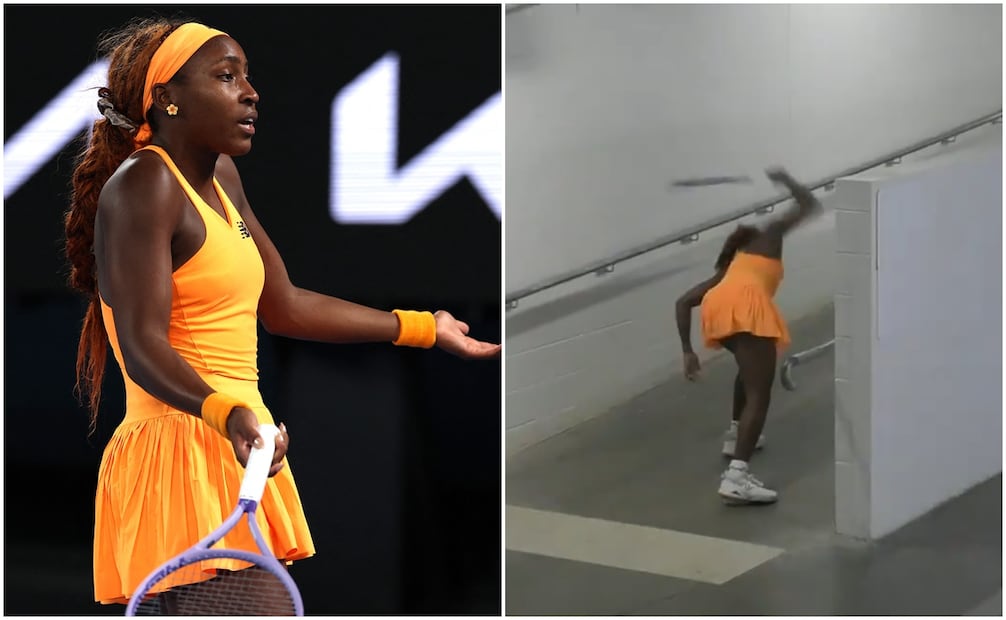 Coco Gauff pierde en Cuartos de Final del AO Foto: AFP / Capturas