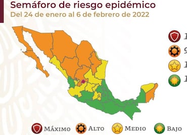 Semáforo federal de Covid coloca a la CDMX en amarillo