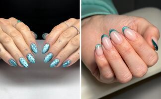 7 diseños de uñas teal que confirman el color favorito del verano