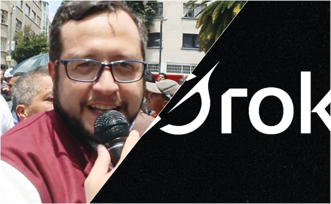 José Ramón López Beltrán y Grok protagonizan controversia en X. Foto: EL UNIVERSAL y X