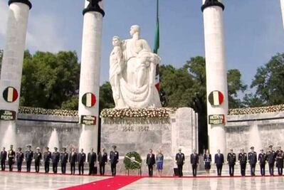 Peña Nieto encabeza ceremonia por Gesta Heroica de los Niños Héroes
