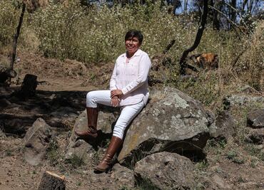 Silvia Meza de las primeras lideresas comunales de Santa Ana Tlacotenco; busca proteger el bosque pese a amenazas en Milpa Alta