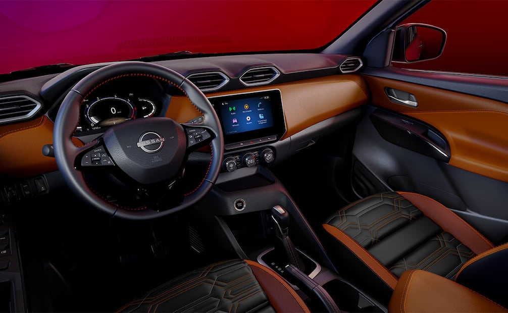 Equipado con Monitor de Visión Periférica y control crucero, el Magnite 2025 ofrece tecnologías que mejoran la seguridad y comodidad al conducir. Foto: Cortesía