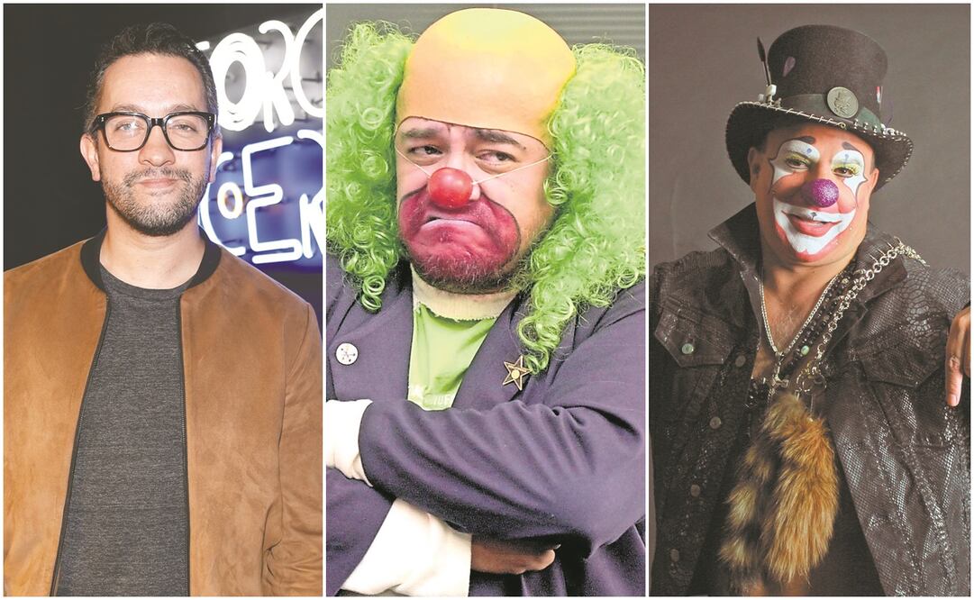 Chumel Torres, Brozo y Platanito. Fotos: Archivo El Universal