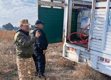 Aseguran GN y SSEM toma clandestina de combustible