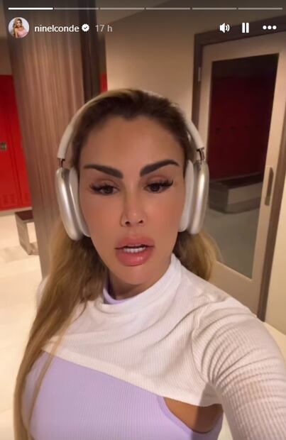 Ninel Conde ignora las críticas de su rostro y presume sus nuevas pestañas.