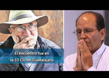 Incómodo encuentro de Sicilia y Solalinde en la FIL de Guadalajara