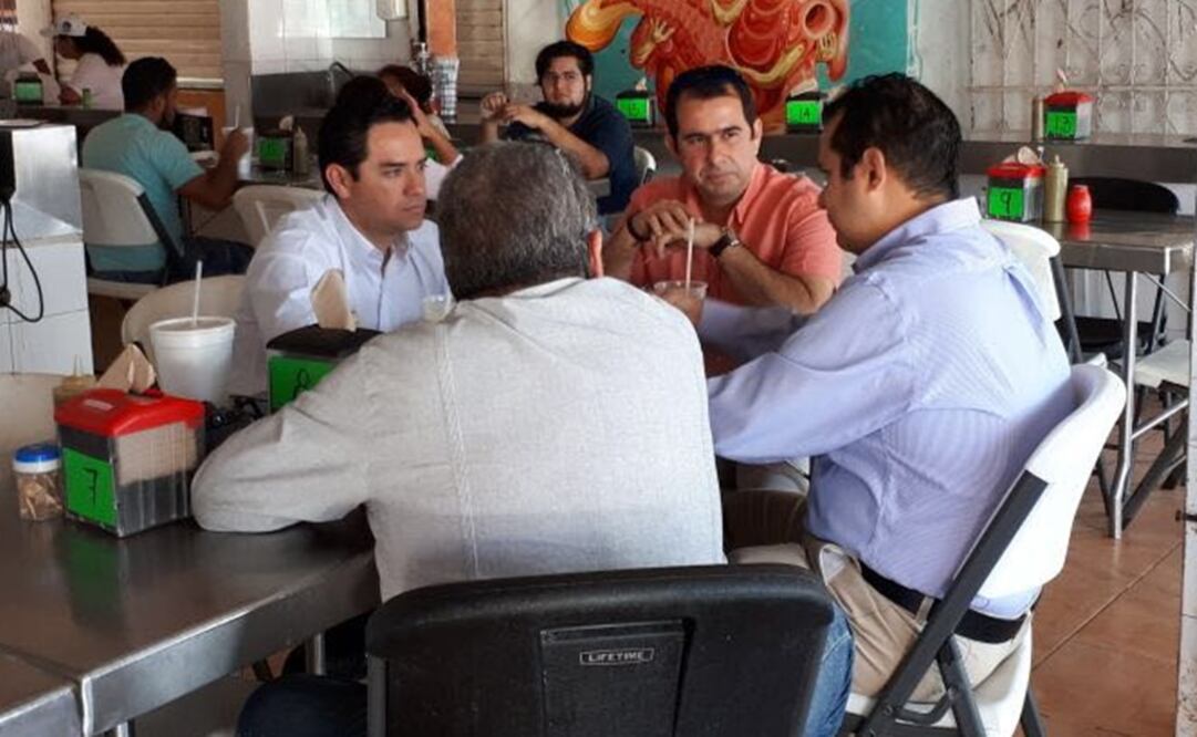 El diputado, José Luis "Chanito" Toledo, se reunió con la dirigencia estatal del PRD. (FOTO: Cortesia del PRD)
