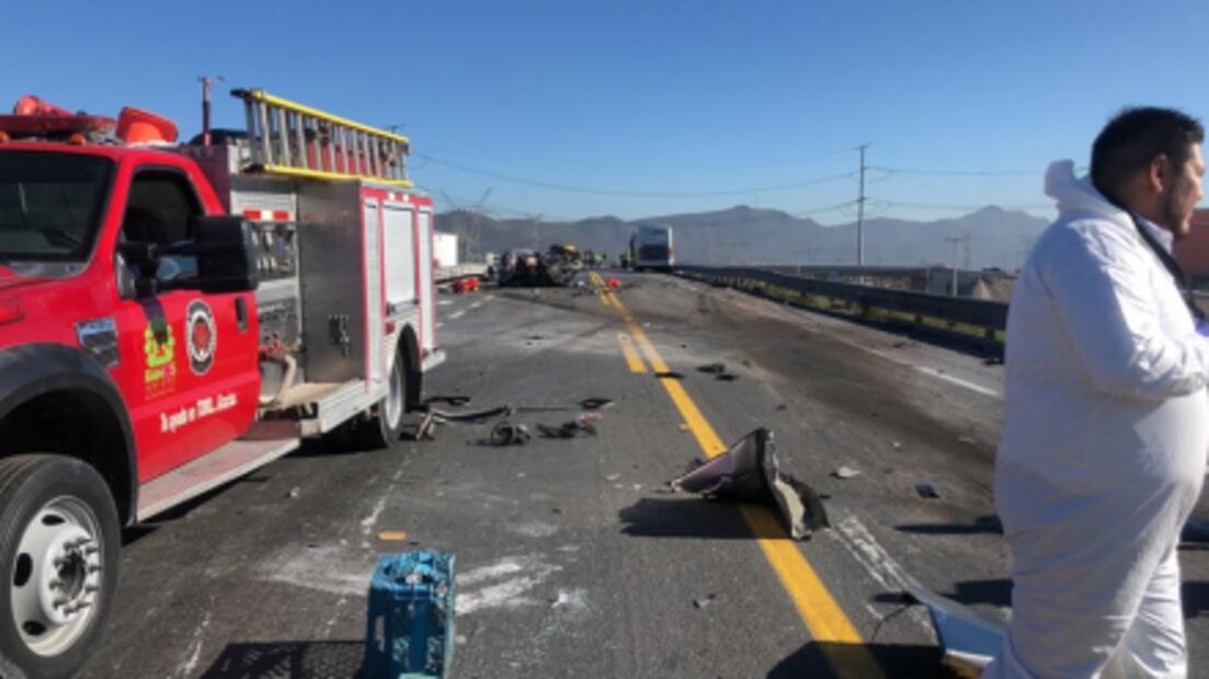 Accidente carretero deja tres muertos en Coahuila