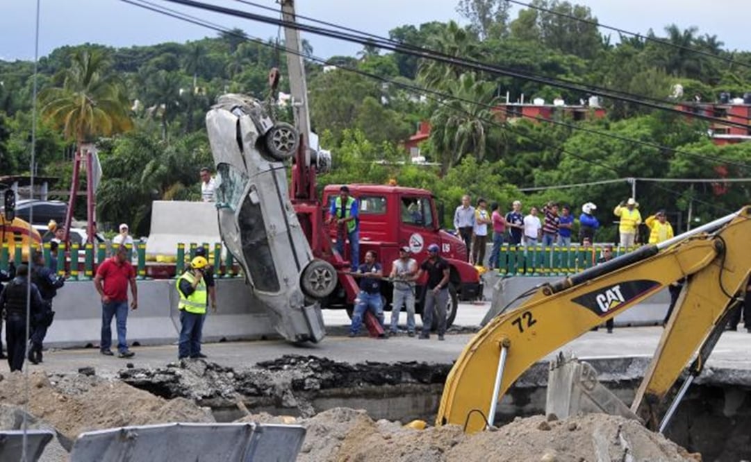Collapse of the Express Passageway – File photo/EL UNIVERSAL