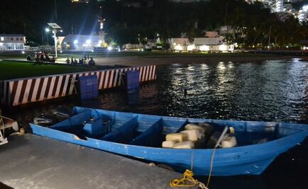 Decomisan más de media tonelada de cocaína frente al puerto de Acapulco