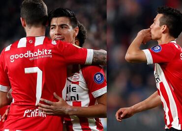 Otra goleada del PSV con tantos de los mexicanos