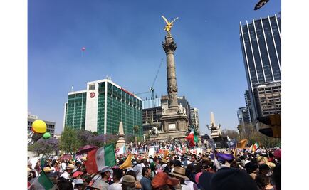 Marchan 20 mil contra Trump en la CDMX, estima la SSP