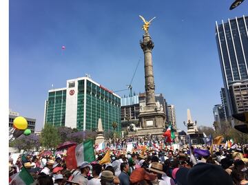 Marchan 20 mil contra Trump en la CDMX, estima la SSP