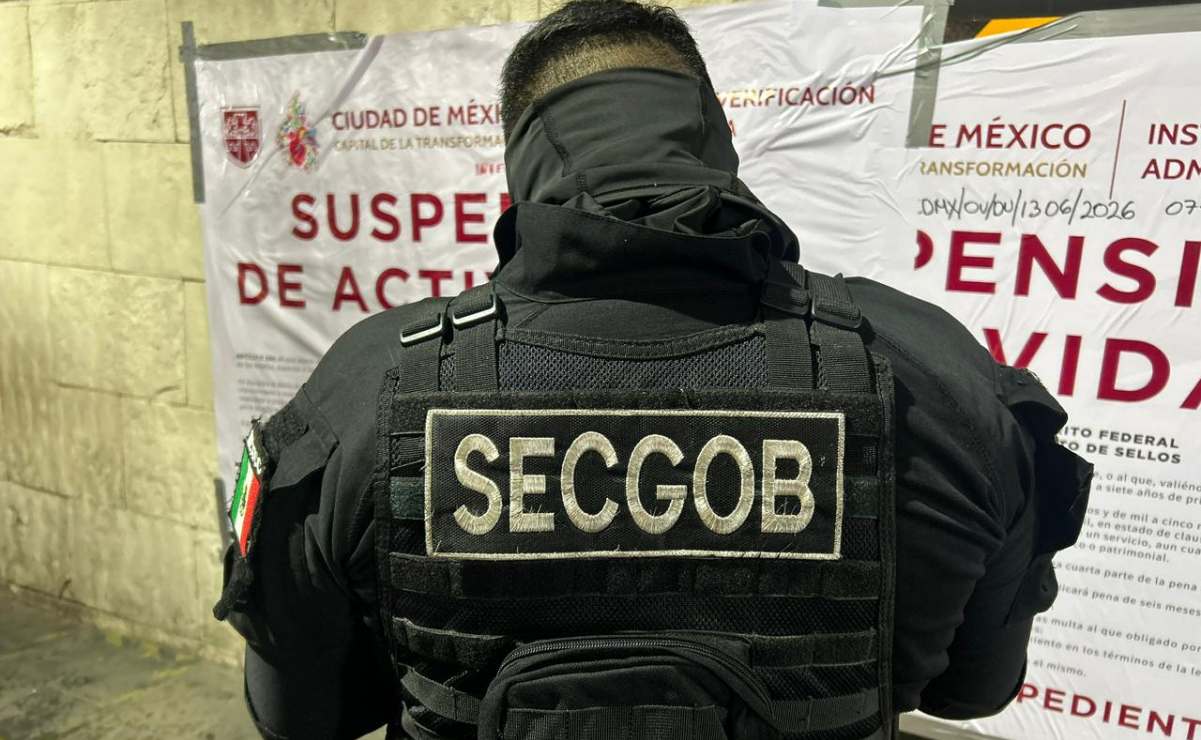 Cierran siete establecimientos, clausuran tres y dos personas fueron detenidas por incumplir sellos de suspensión en CDMX
