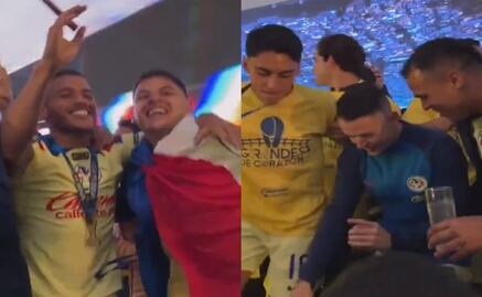 Jugadores de América festejan el título 14 bailando “La Chona”; mostraron sus mejores pasos