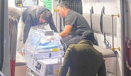 Rescatan a bebé abandonado en viñedo de Hermosillo; recién nacido se encuentra delicado