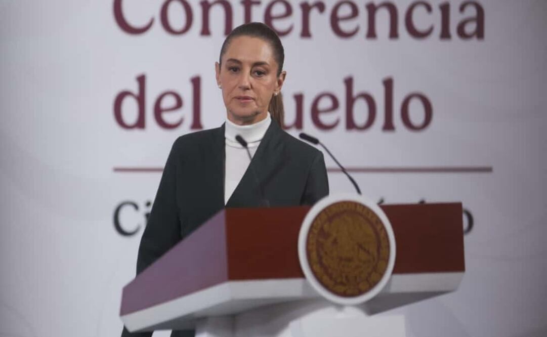 Conferencia matutina de la presidenta Claudia Sheinbaum Pardo en Palacio Nacional el 17 de octubre de 2025. Foto: Carlos Mejía / EL UNIVERSAL