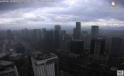 Reportan lluvia en tres delegaciones de la CDMX